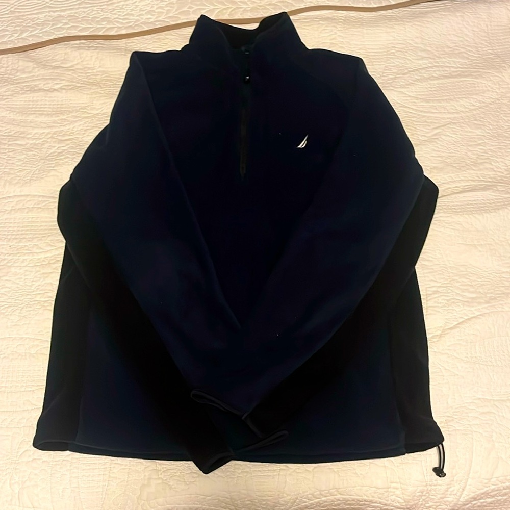 NÁUTICA men’s XL pull over quarter zip sweater